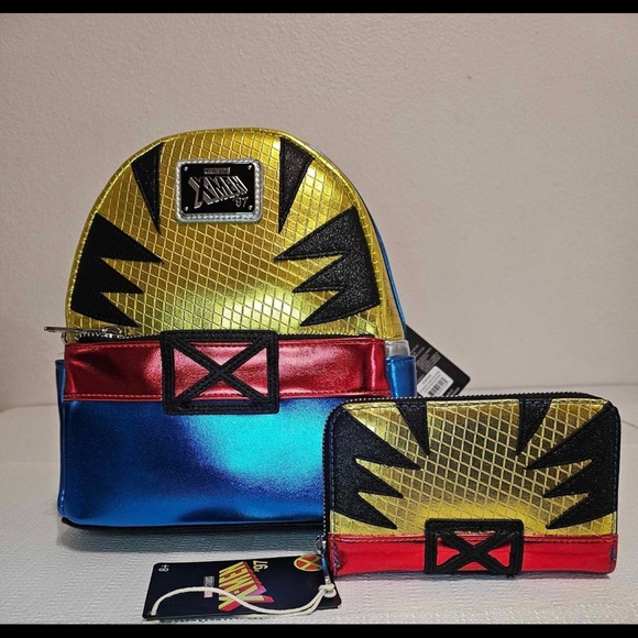 Loungefly Handbags - Lounge fly X-men bookbag with wallet